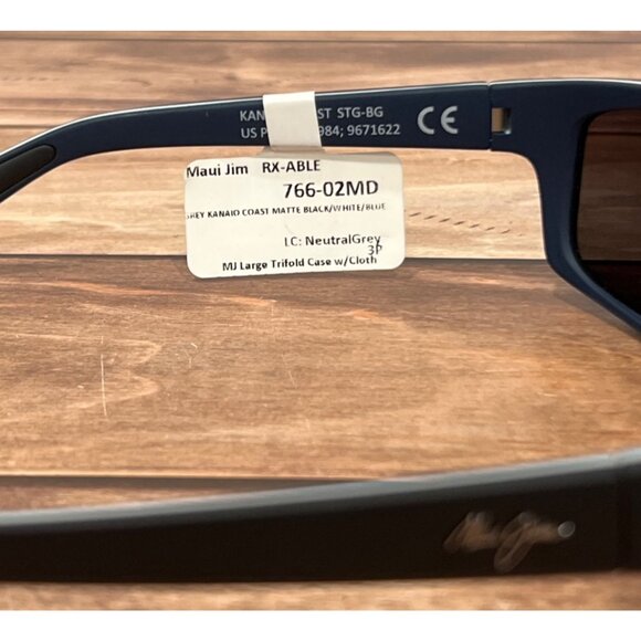 NEW MAUI JIM Kanaio Coast Polarized Sunglasses Model 766-02MD - Picture 3 of 8